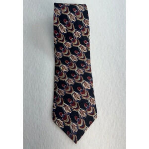 VTG Saville 100% Silk From Italy‎ Made in USA- JAG Multicolored Floral Short